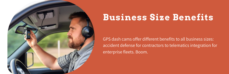 dashcam benefits for businesses