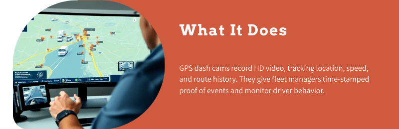 what a gps dashcam does