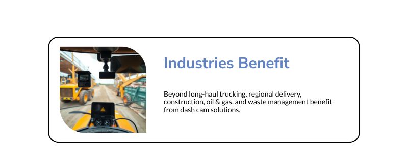 dashcams for all industries