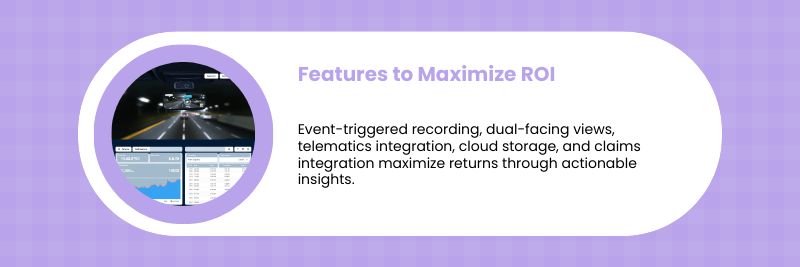 dashcam features for most roi