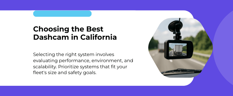 best commercial dashcam california