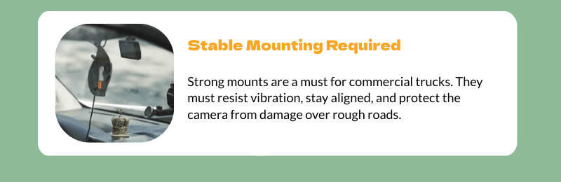 dashcam stable mounting