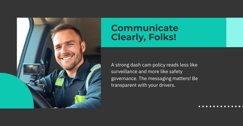 dash cam for fleet drivers