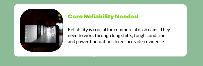 reliable dashcam system