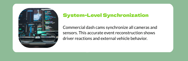 synchronized dashcam system
