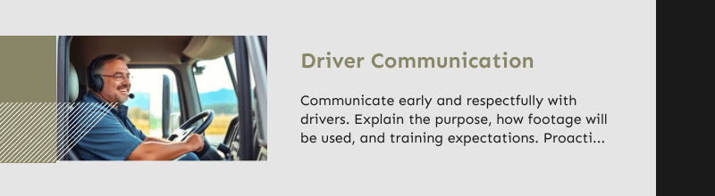 Fleet Dash Cam Deployment Strategy: A Step-by-Step Plan for Successful Rollout 2 commercial dashcam driver communication