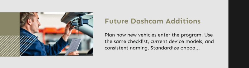 Fleet Dash Cam Deployment Strategy: A Step-by-Step Plan for Successful Rollout 4 commercial dashcam rollout