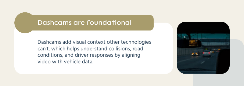 dashcam in commercial fleet trucks