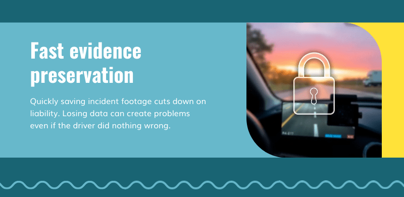 Dash Cams for Accident Liability Reduction 2 fleet dashcam evidence preservation