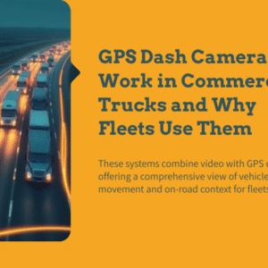 GPS Dash Cameras Work in Commercial Trucks and Why Fleets Use Them
