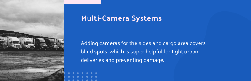 multi camera system for refrigerated trucks