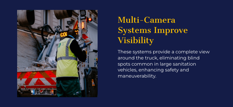 multi camera system for waste management