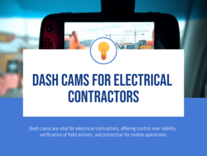 dashcam for electrical contractors