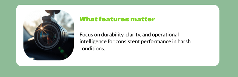 features for a dashcam in florida