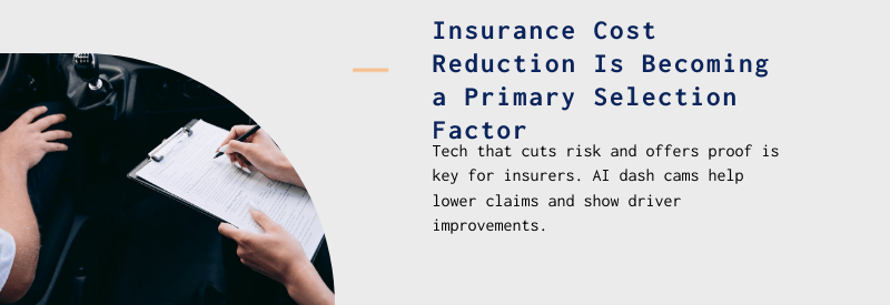 dashcam reducing insurance costs