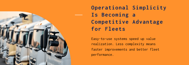 simple to use dashcam for fleets